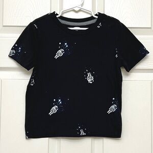 Boys Old Navy Astronaut Print T-Shirt Size XS 5